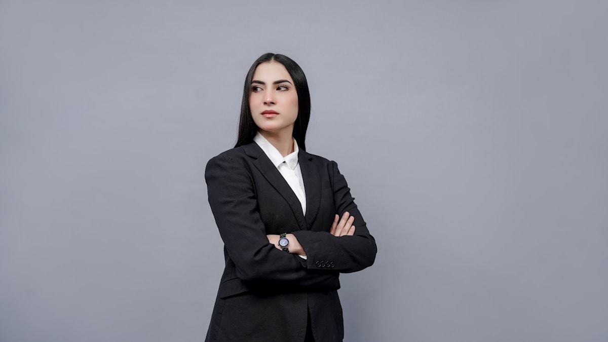 Indian professional woman ready for a consultation meeting